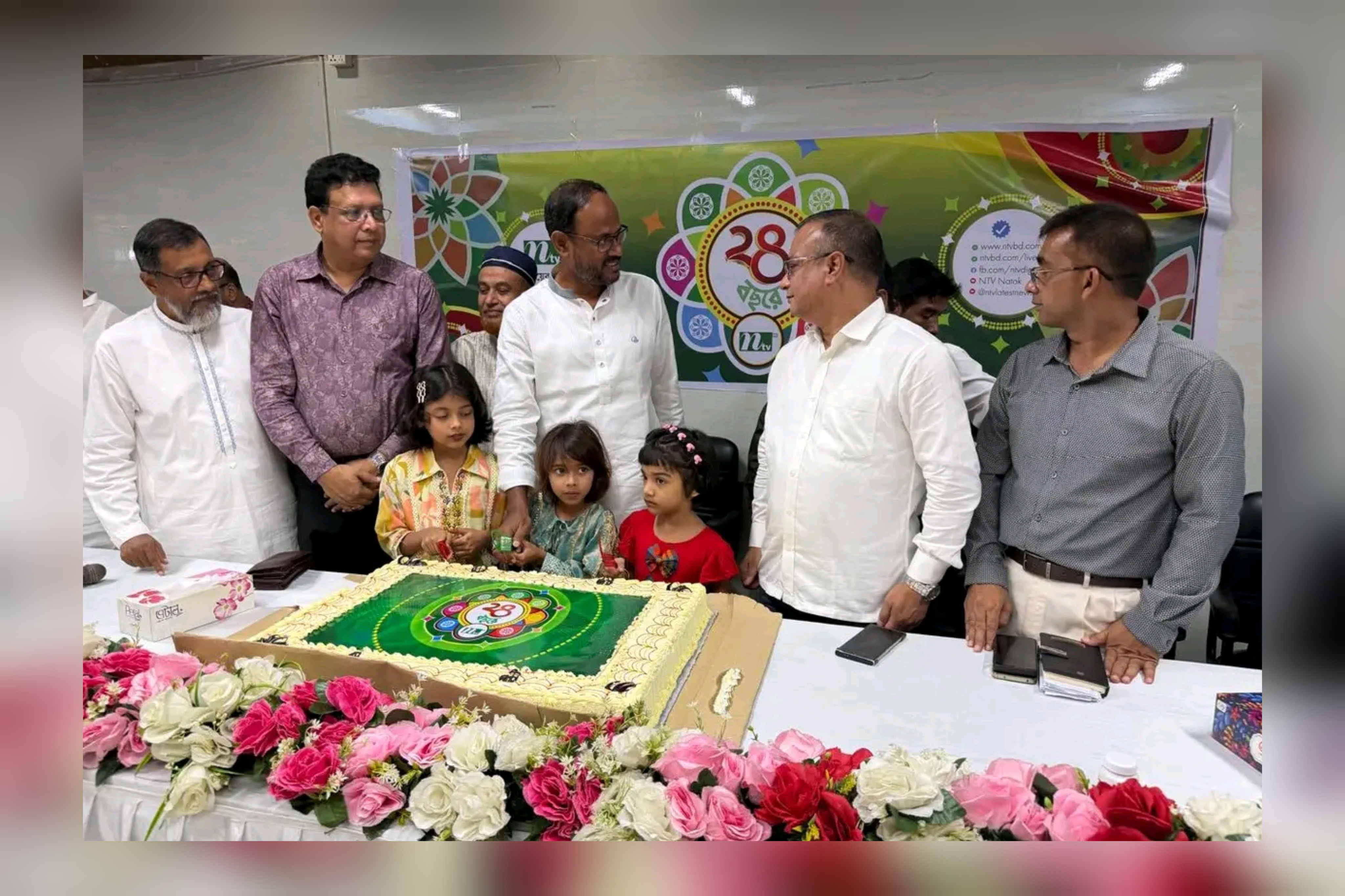 টাঙ্গাইলে বর্ণাঢ্য আয়োজনে এনটিভির ২৪তম প্রতিষ্ঠাবার্ষিকী উদযাপন